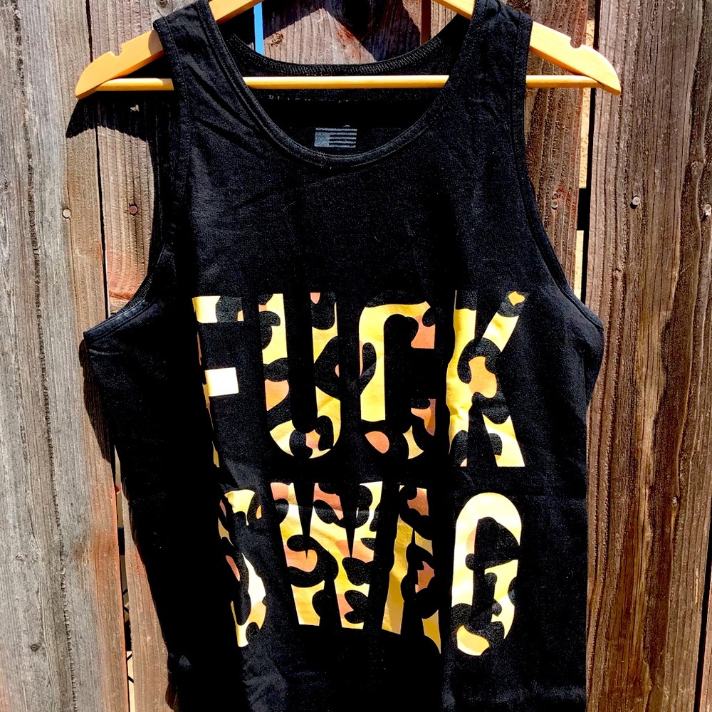 Black Scale “F*ck Swag” tank top